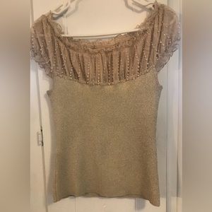 Pearls, mesh, ruffles, and glitter Oh My!!